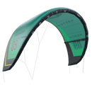 Cometa North Reach 2025 en color Marine Green, vista lateral con las bridas y los sables