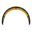 Cometa North Reach 2025 en color Sunset Yellow, vista frontal del borde de ataque con las bridas