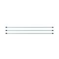 Set of 3 North 250 mm round battens for the Nova Light Wind wing