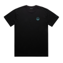 T-shirt North Waypoint Tee 2027 preta vista de frente, com o logótipo do horizonte da North no peito