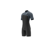 Combinaison Mystic Motion Shorty 3/2mm Fzip homme 2027 bleue (Tidal Blue)