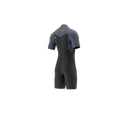Combinaison Mystic Motion Shorty 3/2mm Fzip homme 2027 bleue (Tidal Blue)