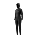Combinaison Mystic Gem Fullsuit 6/4/3mm Hooded Fzip femme 2027 noire (Black)