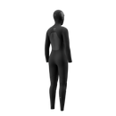 Combinaison Mystic Gem Fullsuit 6/4/3mm Hooded Fzip femme 2027 noire (Black)