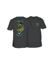 Hurley K Etam Tiger Ss Tee in Dark Stone Grey