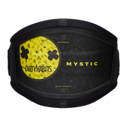 Trapezio rigido a fascia Mystic Majestic Dirty Habits, piastra posteriore nera e gialla