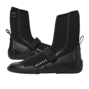 Mystic Roam Boot 5mm Split Toe 2023 in black, pair of booties, side view