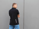 Black Sabfoil Polo - size M