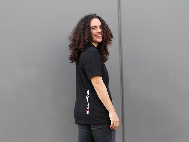 Black Sabfoil Polo - size L