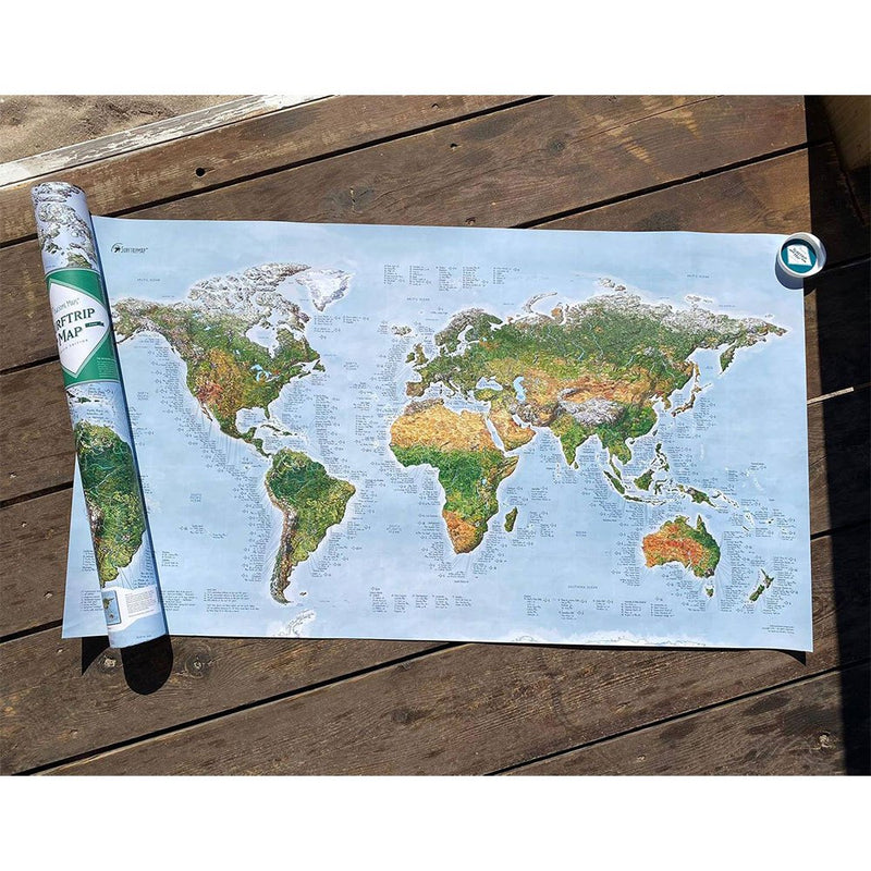 Awesome Maps Surf - Premium Paper