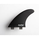 Feather Fins Ultralight Dual Tab Black