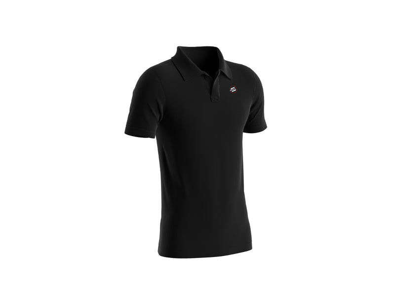 Black Sabfoil Polo - size L