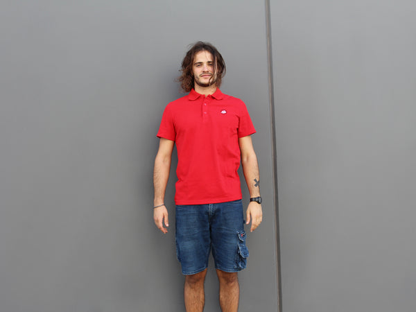 Red Sabfoil Polo - size L