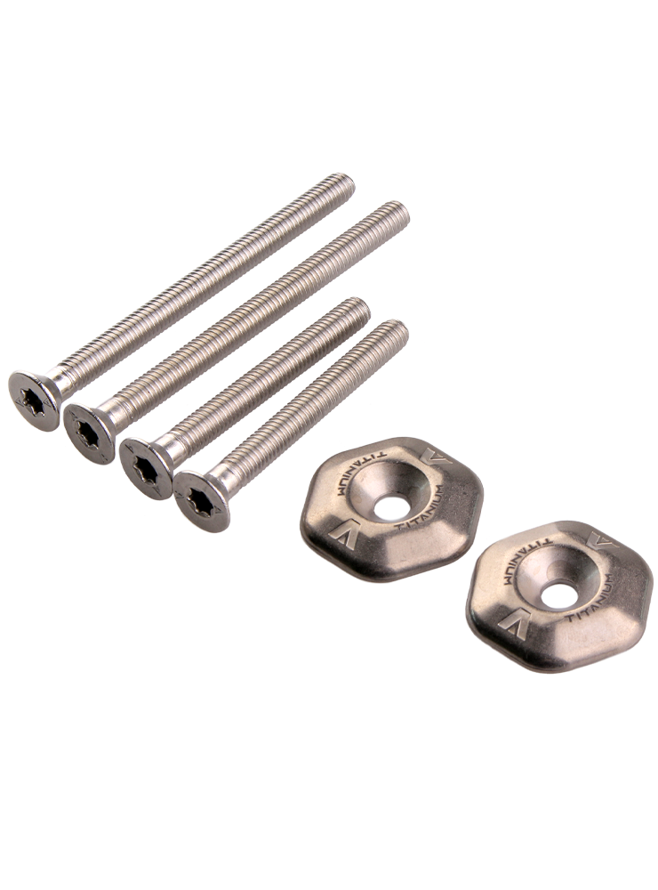 ARMSTRONG - Titanium washer and screw set. Tuttle mast