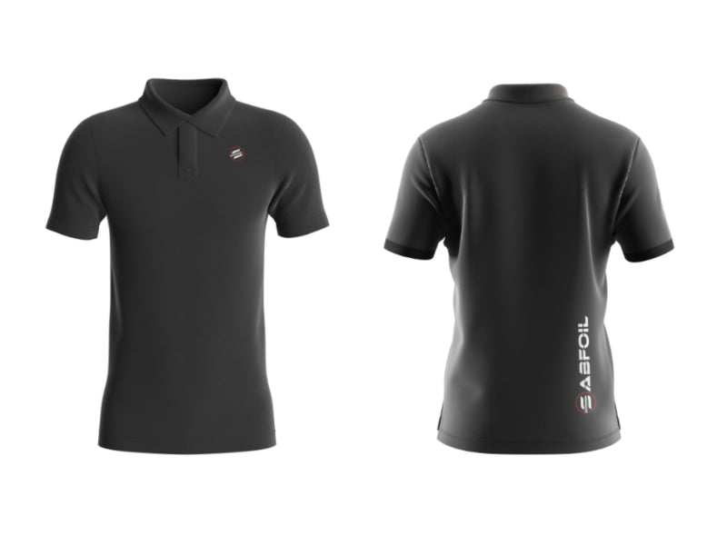 Black Sabfoil Polo - size L